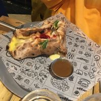 Christmas Calzone at Purezza Camden in London