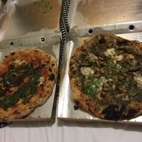 Pesto and truffle pizza at Purezza Camden in London