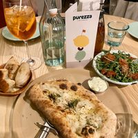 Garlic bread at Purezza Camden in London