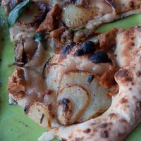 The Potato Pizza. I had without Mayo. at Purezza Camden in London