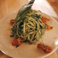 Courgette spaghetti at Purezza Camden in London