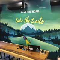 Inside the cafe at Basecamp Coffee House in Chiang Mai