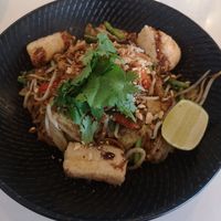 Singapore Style Mee Goreng with Tofu at Vans  in Cottesloe