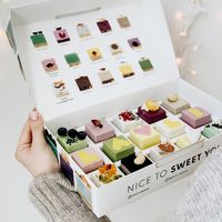 Set of vegan desserts at Craft Cafe in Kyiv