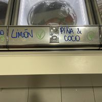 Lemon and pineapple  at Il Gelato del Mercato in Tenerife