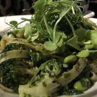 Pesto and broccoli tagliatelle  at The Church Mouse in Chester-le-street