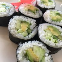 Starter: Vegan Avocado Sushi   at Jazmin in Tenerife
