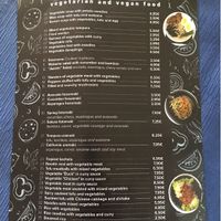 Current Menu  at Jazmin in Tenerife