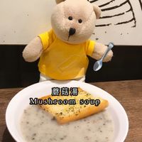 Mushroom soup  at Pastamania in North Singapore