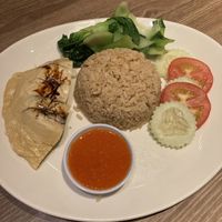 Chicken rice at Genesis 创世界素食馆 in Central Singapore