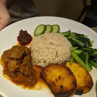 Nasi Lemak at Genesis 创世界素食馆 in Central Singapore