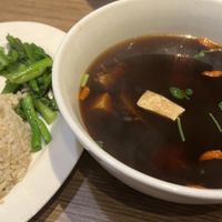 Bakuteh rice   at Genesis 创世界素食馆 in Central Singapore