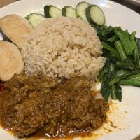 Nasi lemak   at Genesis 创世界素食馆 in Central Singapore
