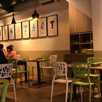 Simple and comfortable saloon. at Genesis 创世界素食馆 in Central Singapore