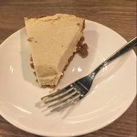 Tofu cheesecake tho at Genesis 创世界素食馆 in Central Singapore