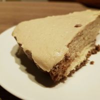 Tofu cheesecake at Genesis 创世界素食馆 in Central Singapore