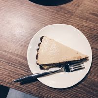 Tofu cheesecake at Genesis 创世界素食馆 in Central Singapore