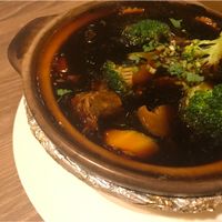 Wai San claypot soup with rice  at Genesis 创世界素食馆 in Central Singapore