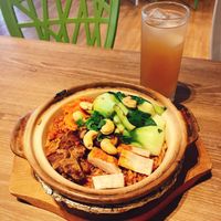 Rice clay pot at Genesis 创世界素食馆 in Central Singapore