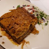 Lasagna at Genesis 创世界素食馆 in Central Singapore
