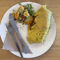 Vegan Avocado Crepe  at The Clean Food Store in Subiaco