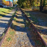 The actual TRACKS at Trax Coffee in Beacon