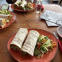 Veganer Falafelwrap  at Künstlerhaus in Kempten