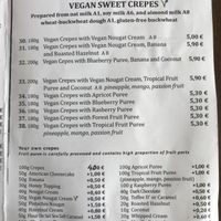 Vegan crepes   at Pestre in Bratislava