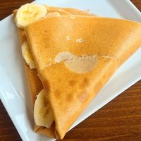 Crepe with banana at Pestre in Bratislava