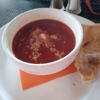 Tomato soup at Pestre in Bratislava