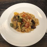 Fettuccine with vegetables  at Hun Hau 恆好咖啡藝文 in Hengchun