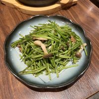 fresh greens  at DeliSoys - Shàng Shàn Dòu Jiā 上善豆家 in Taipei