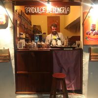 Hole in the wall. Easy to miss.  at Rollito dulce de Hungria in Playa Del Carmen