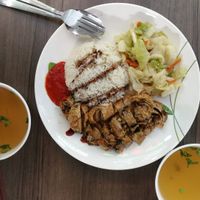 Vegetarian Chicken Rice SGD3.50
 at Wholesome Vegetarian Stall in East Singapore