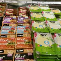 Vegan meat and cheese replacements! at Jumbo in Heemskerk