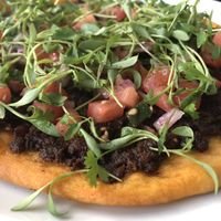 Impossible flatbread at Kasbah Lounge in Sacramento