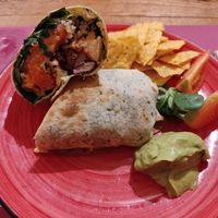 Vegan burrito at Beet Vegetariano in Torrevieja