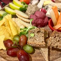 Trio of spreads and vegan cheese  at Beet Vegetariano in Torrevieja