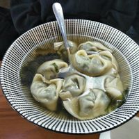 Dumplings. at ZiZai Xuan SuShi LiaoLi in Shanghai