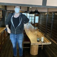 5 ‘11” man 😅  at Itadakizen in Kyoto