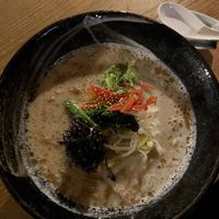 Creamy soy milk ramen   at Itadakizen in Kyoto