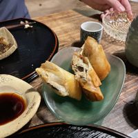 Spring rolls   at Itadakizen in Kyoto