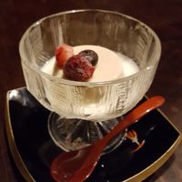 dessert at Itadakizen in Kyoto