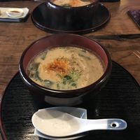 Soy milk based ramen at Itadakizen in Kyoto