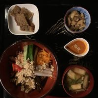 Bibimbap set  at Itadakizen in Kyoto