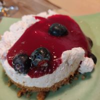 Bloody Cheesecake at Hakuna Matata Veggie in Madrid