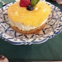 Cheesecake at Hakuna Matata Veggie in Madrid