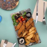 Kentucky no-chicken at Hakuna Matata Veggie in Madrid