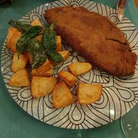 Cachopo at Hakuna Matata Veggie in Madrid