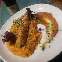 Vegan paella at Hakuna Matata Veggie in Madrid